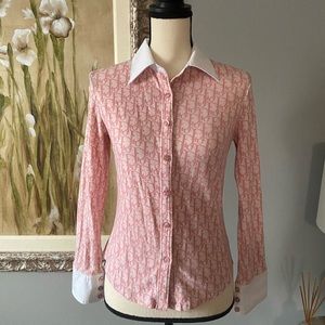🌟Authentic Christian Dior oblique blouse vintage
